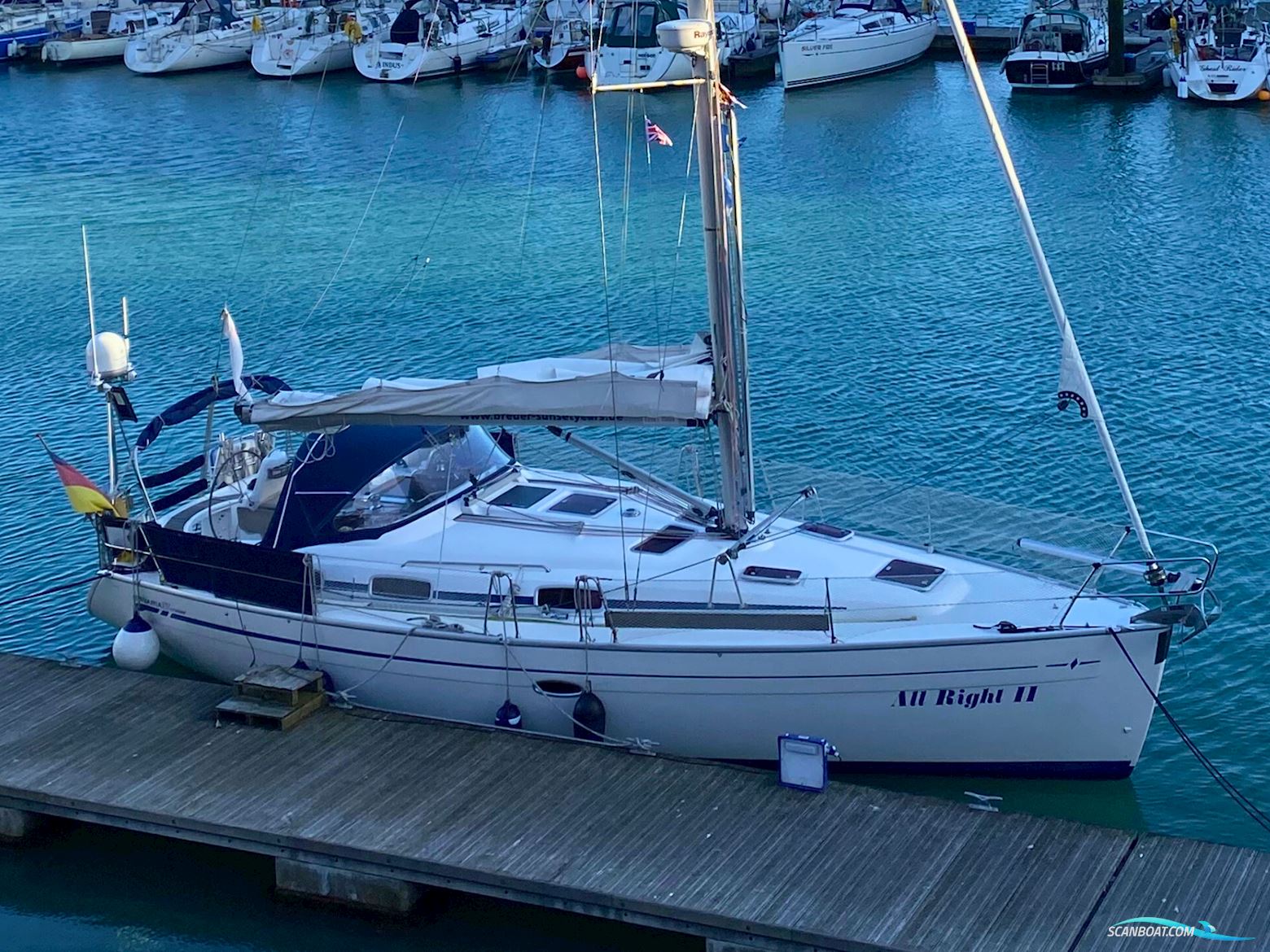 Bavaria 37 Cruiser Sejlbåd 2006, med Volvo Penta motor, Tyskland