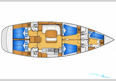 Beneteau 50 Sejlbåd 2003, med Yanmar  4JH3-Hte motor, Grækenland