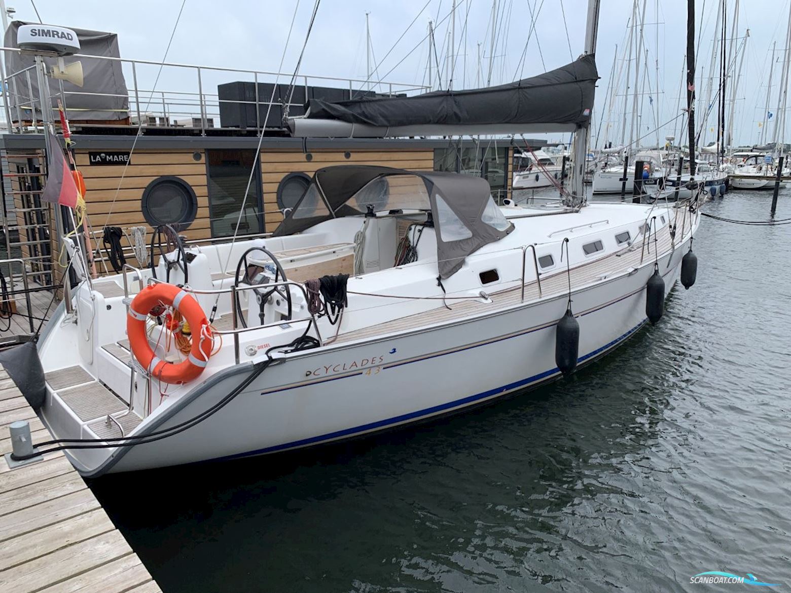 Beneteau Cyclades 43 Sejlbåd 2005, med Yanmar motor, Tyskland