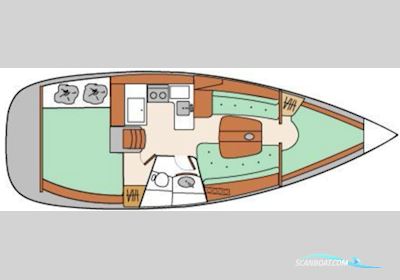 Beneteau Oceanis 331 Sejlbåd 2000, med Volvo motor, England