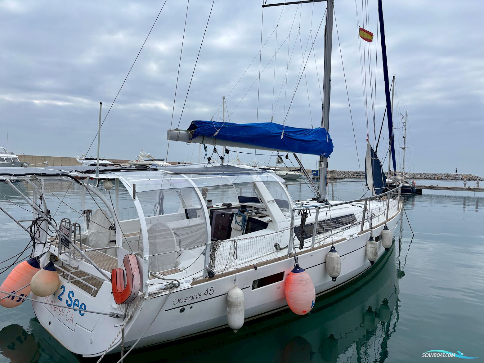 Beneteau Oceanis 45 Sejlbåd 2015, med Yanmar 4Hje5 motor, Spanien