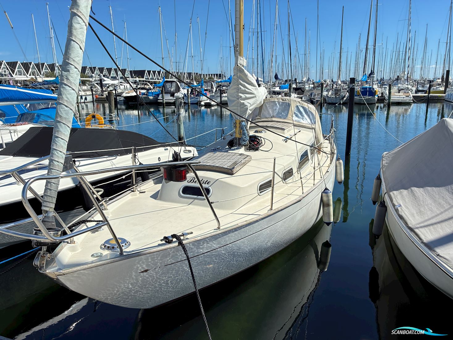 Bianca 27 ELMOTOR indenbords Sejlbåd 1973, med Blue Current motor, Danmark
