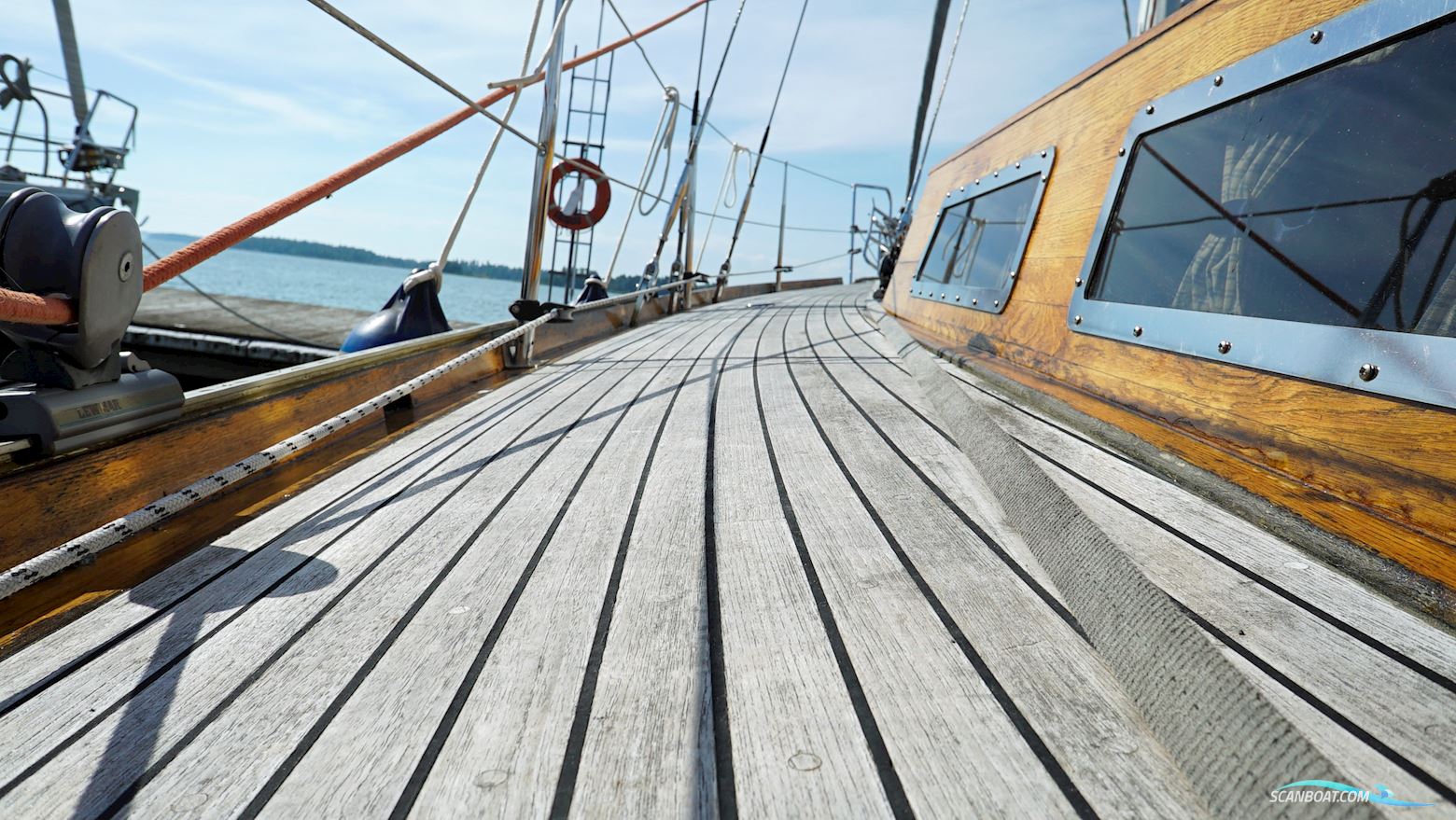 Classic Wooden Yawl Designed by Alan Buchanan