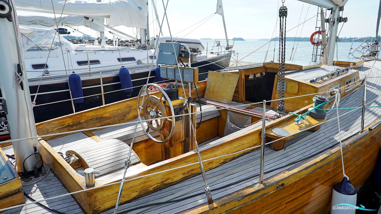 Classic Wooden Yawl Designed by Alan Buchanan