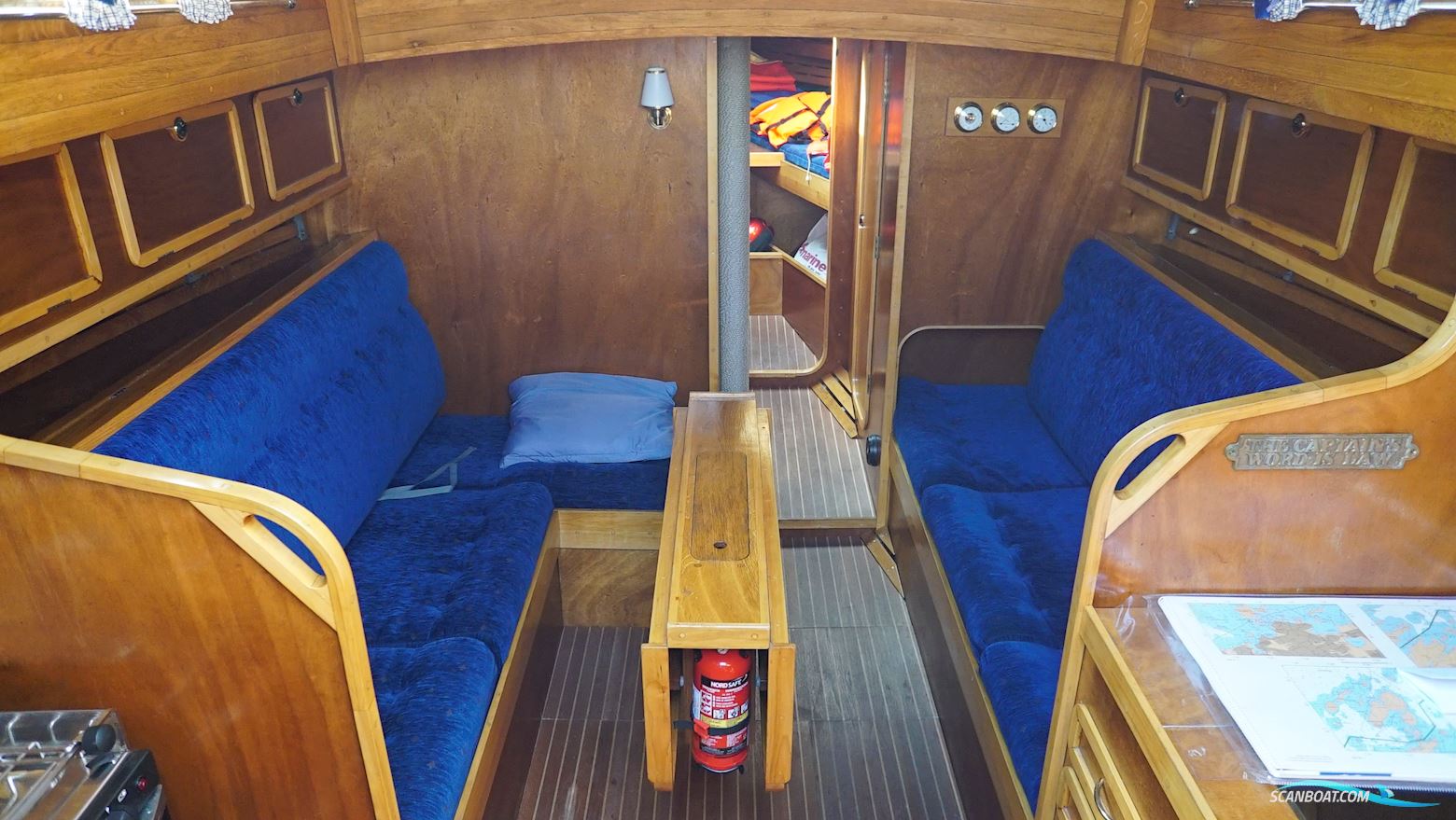 Classic Wooden Yawl Designed by Alan Buchanan