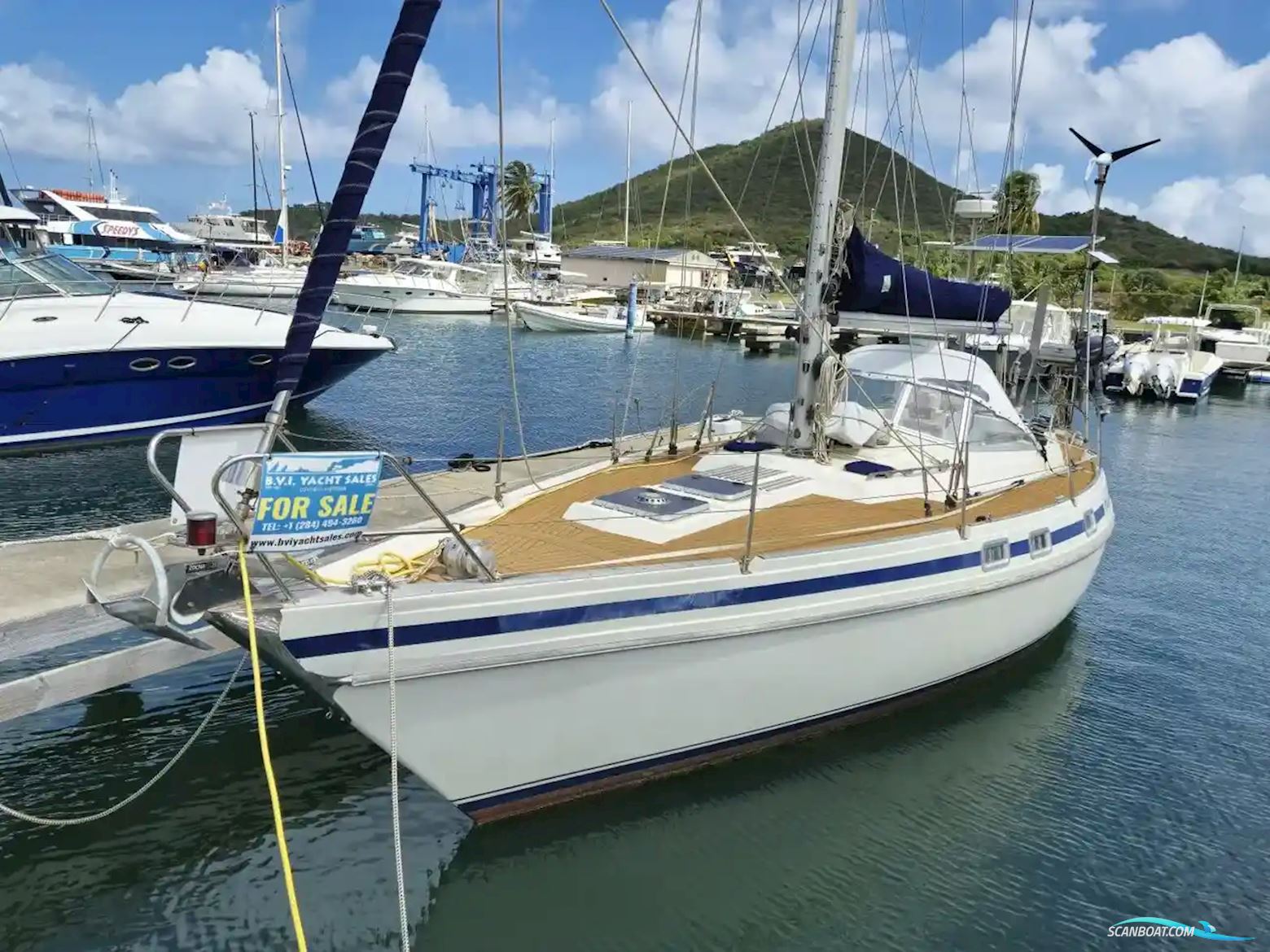 Contest 38s Sejlbåd 1988, med Volvo Penta motor, Virgin Islands