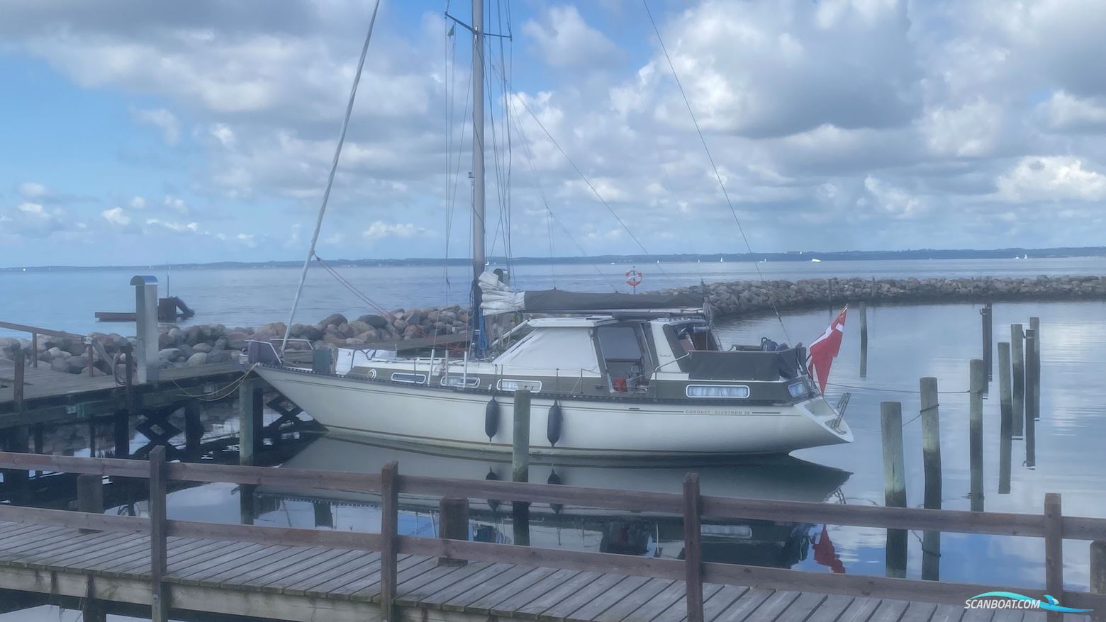 Coronet Elvstrøm 38 Sejlbåd 1976, med Volvo Penta MD21A motor, Danmark