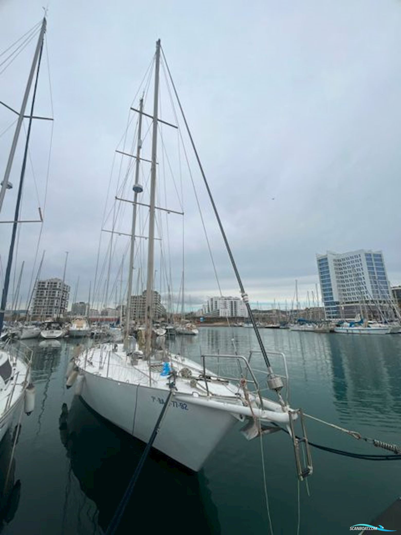 Custom built boat DAMIEN II Joubert-Nivelt 16m steel sailing yacht