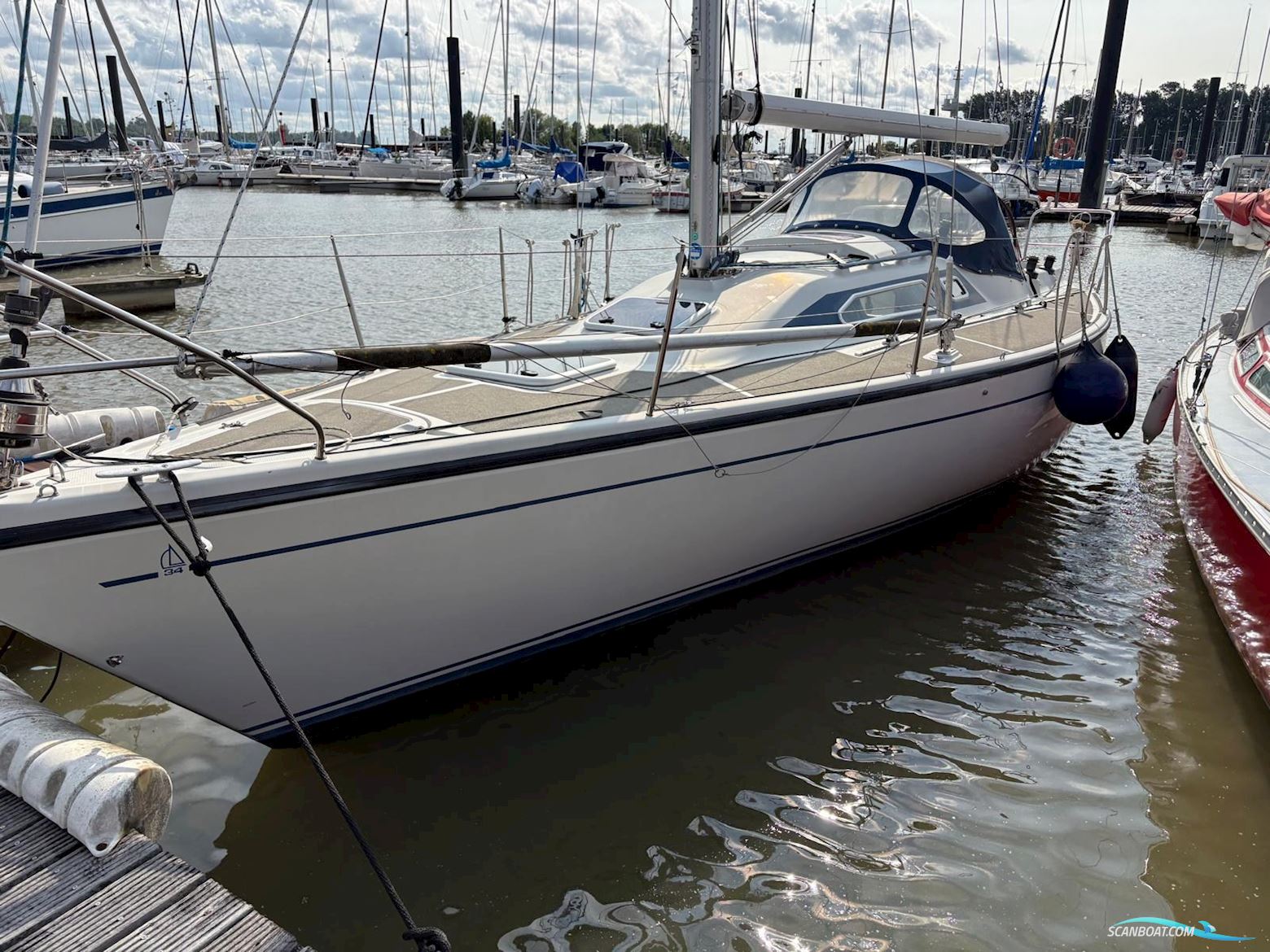 Dehler 34 Sejlbåd 1989, med Yanmar 2GM20 motor, Tyskland