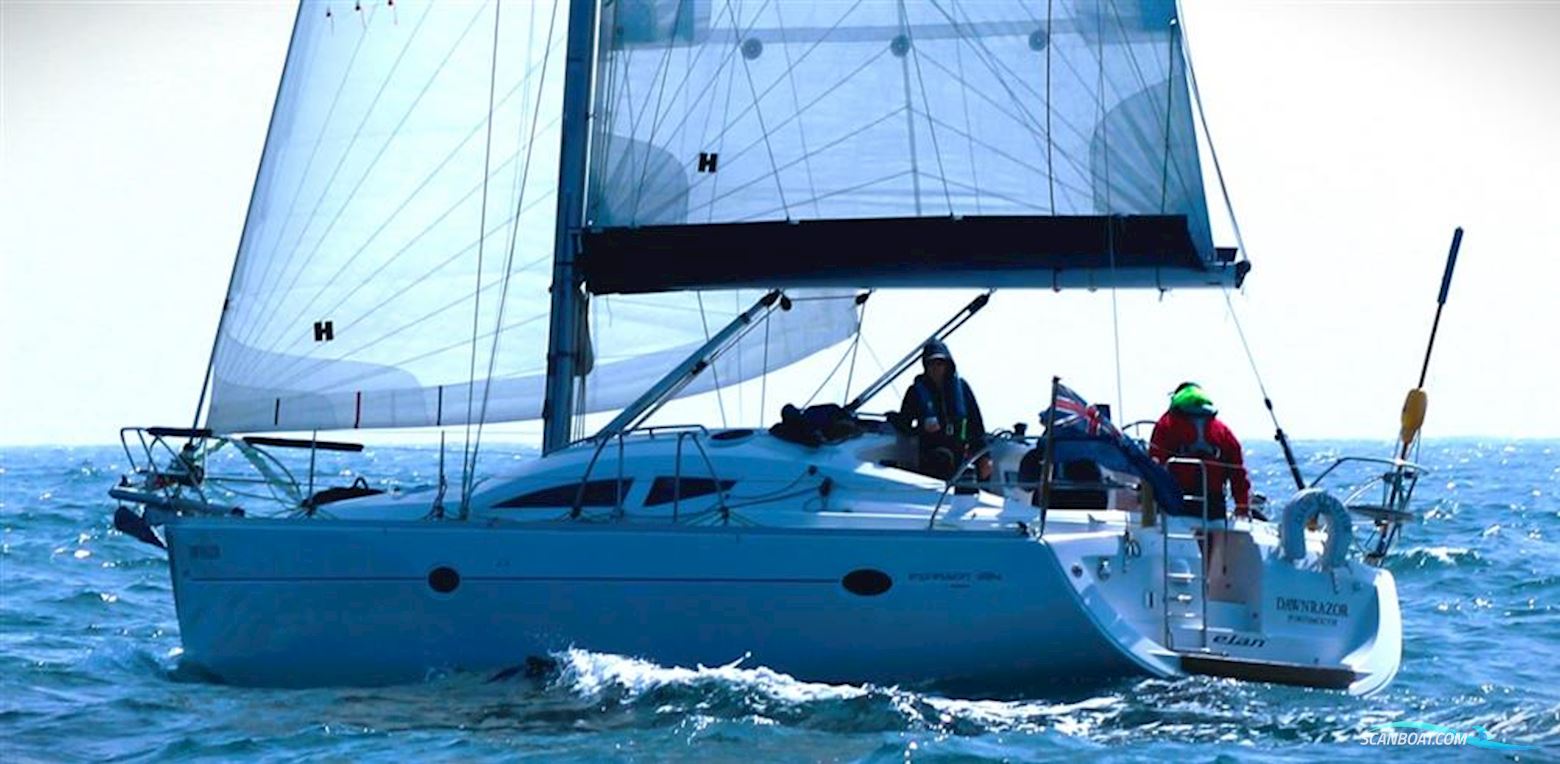 Elan Impression 384 Sejlbåd 2008, med New Volvo Penta D2-40B 39Hp with Saildrive and 3 Blade propeller motor, England