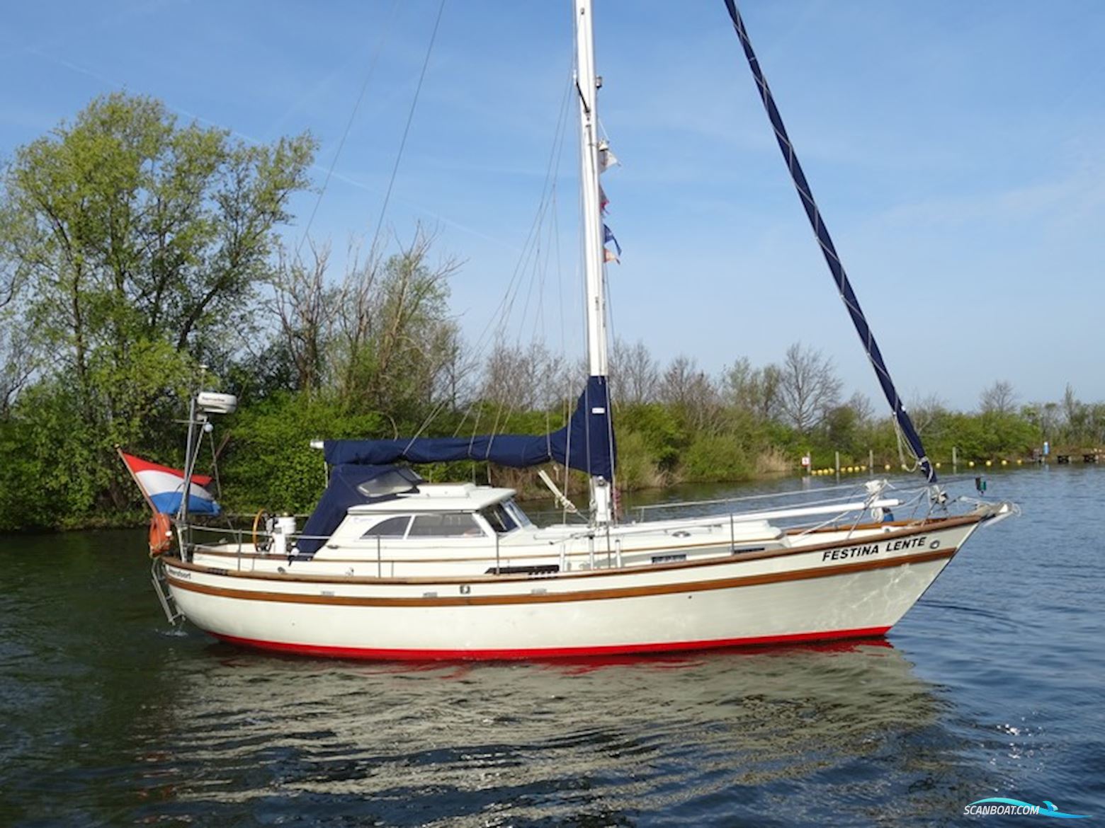Fjord 33 MS Sejlbåd 1977, med Mitsubishi S4Q2 motor, Holland