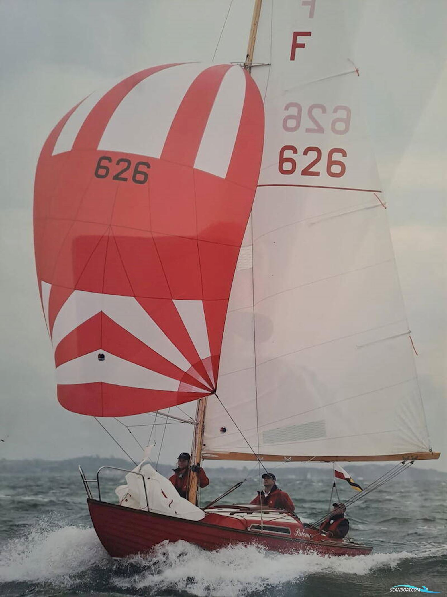 Folkboat Nordic Sejlbåd 1988, med Suzuki motor, England