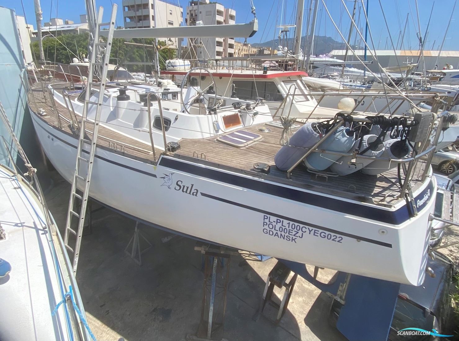 Franchini Sintesi 47 Sejlbåd 1980, med Aifo 98 kw motor, Italien