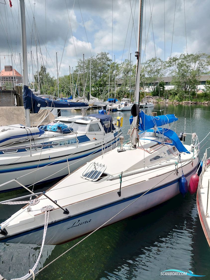 Granada 27 Sejlbåd 1980, med Tohatsu Sail Pro 6PS motor, Tyskland