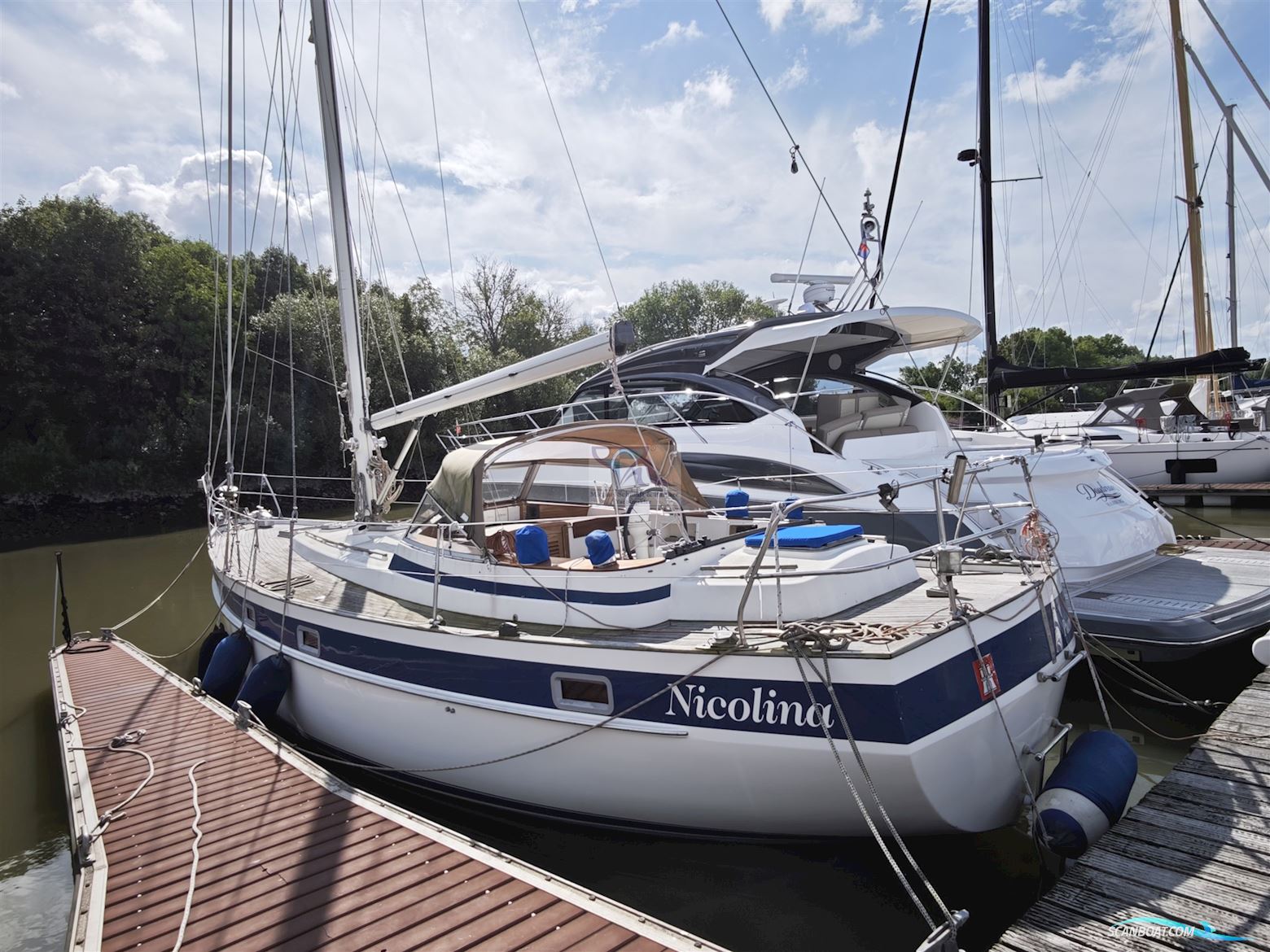 Hallberg Rassy 38 Sejlbåd 1980, med Nanni 5.280 HE motor, Tyskland