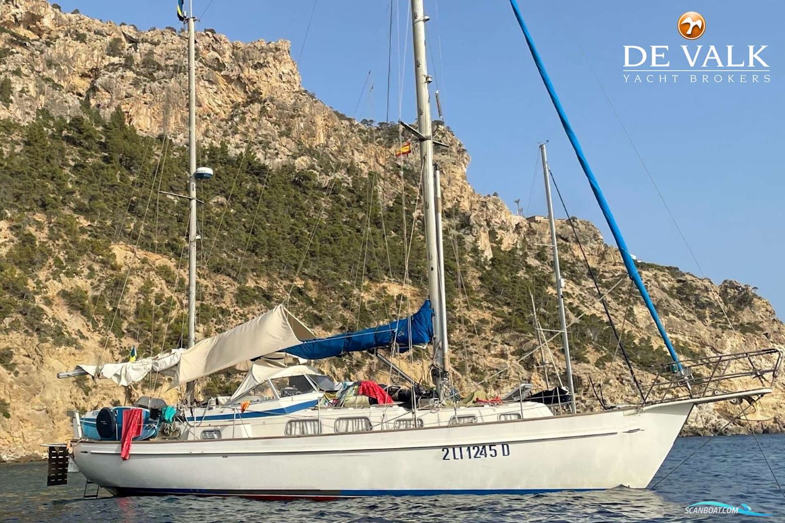 Hallberg Rassy 41 Sejlbåd 1980, med Nanni motor, Spanien