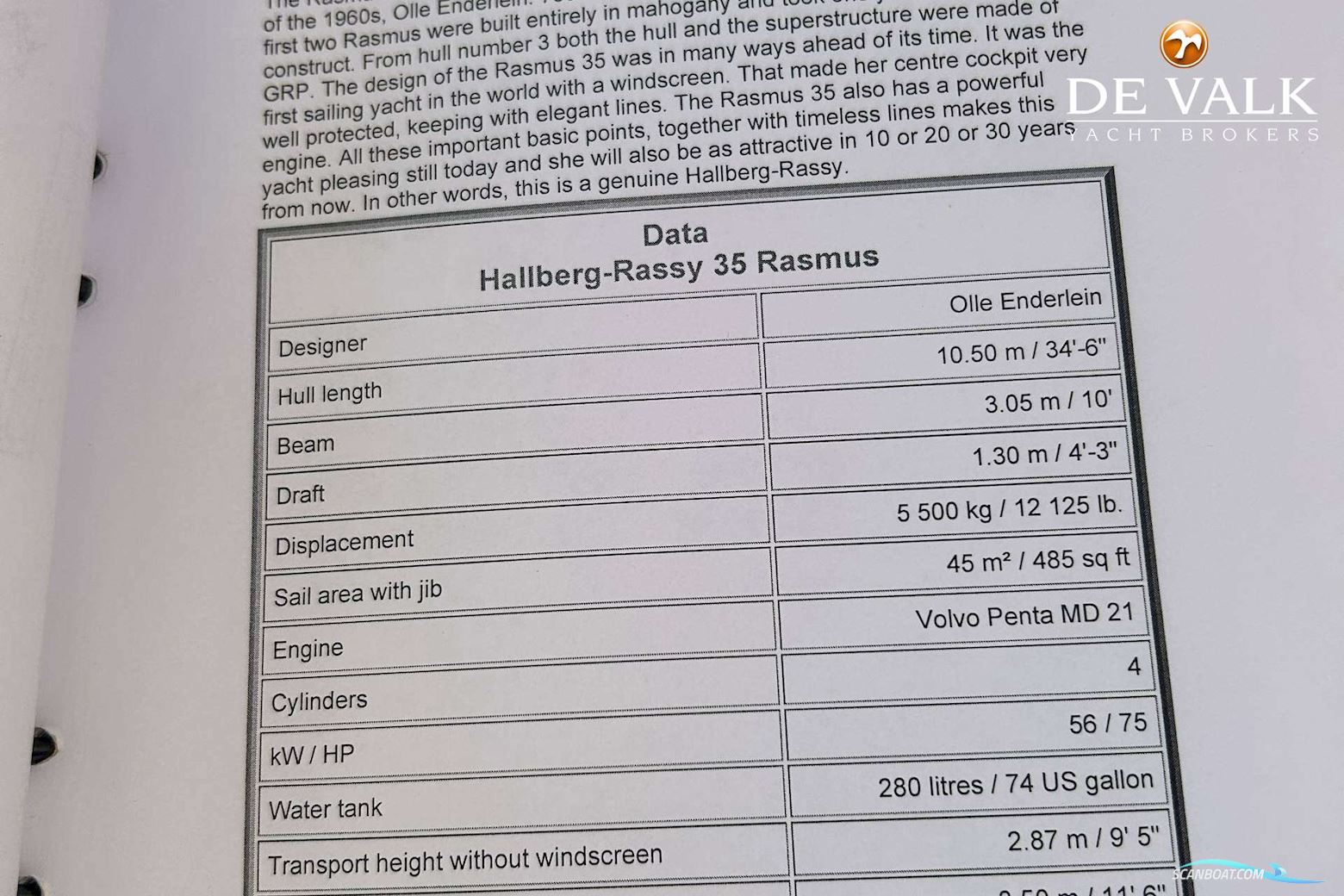 Hallberg Rassy Rasmus 35