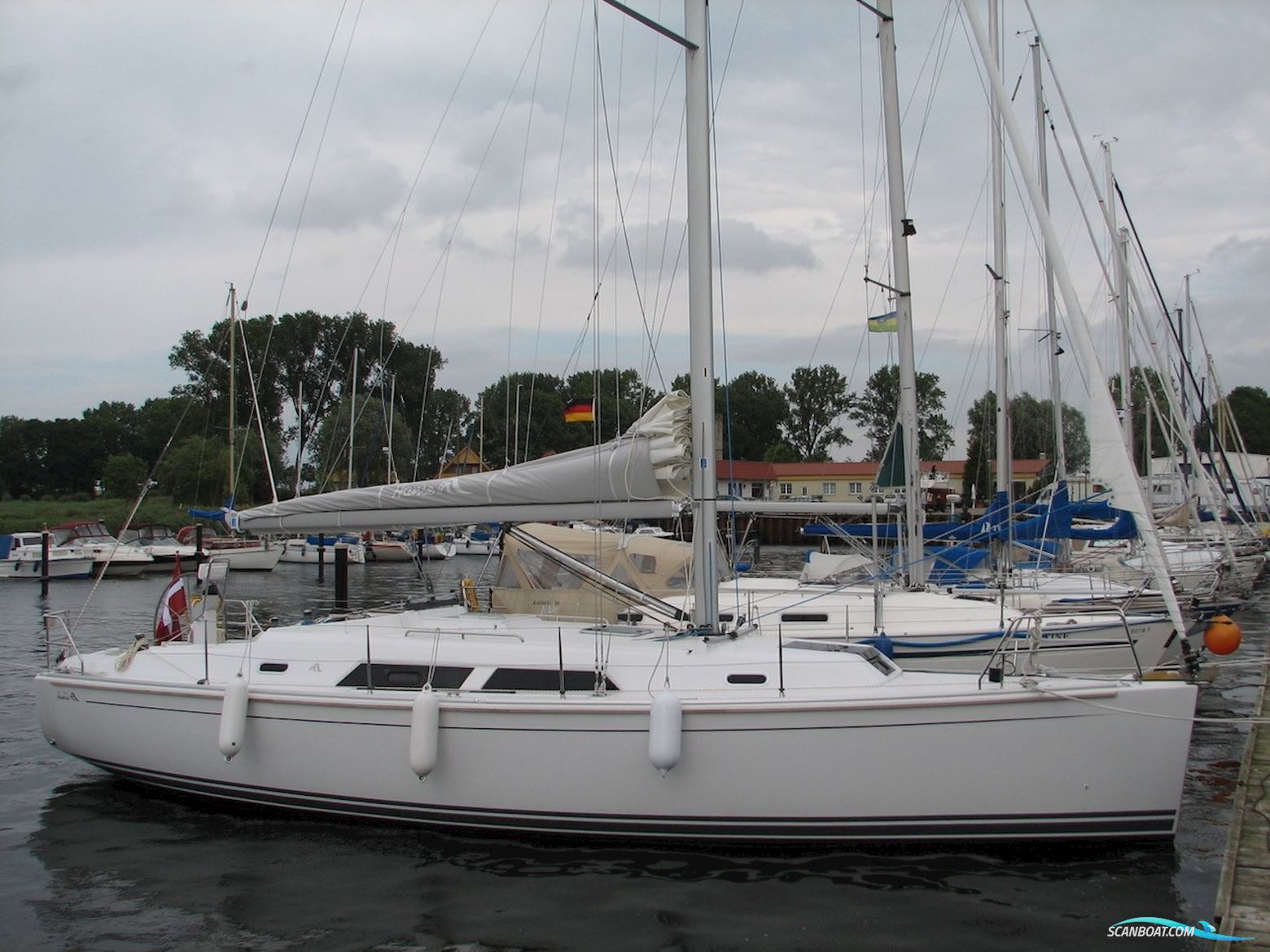 Hanse 370 Sejlbåd 2007, med Yanmar 3YM30
 motor, Danmark