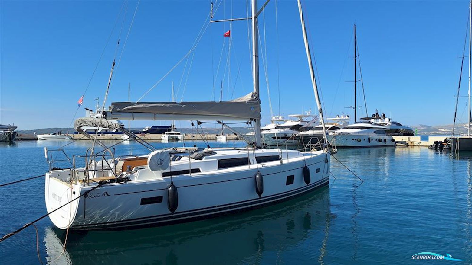 Hanse 388 Sejlbåd 2018, med Volvo D2 30 HP motor, Kroatien