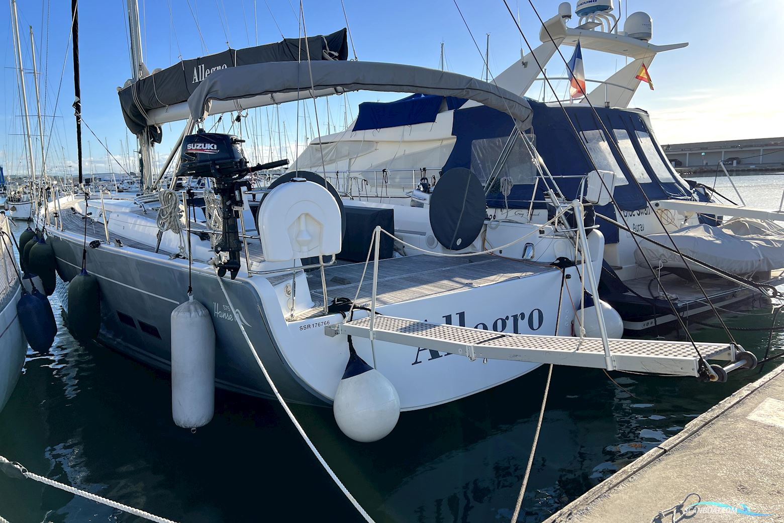 Hanse 575 Sejlbåd 2013, med Volvo Penta D3-110 motor, Spanien