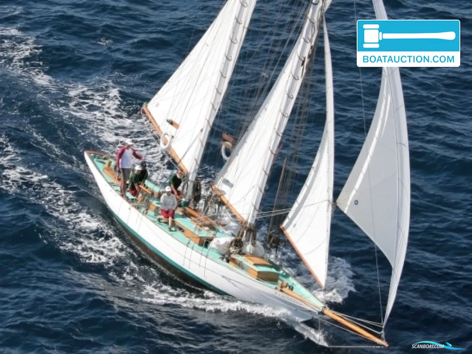 Hansen Gaff Schooner Sejlbåd 1894, med Unknow motor, Italien