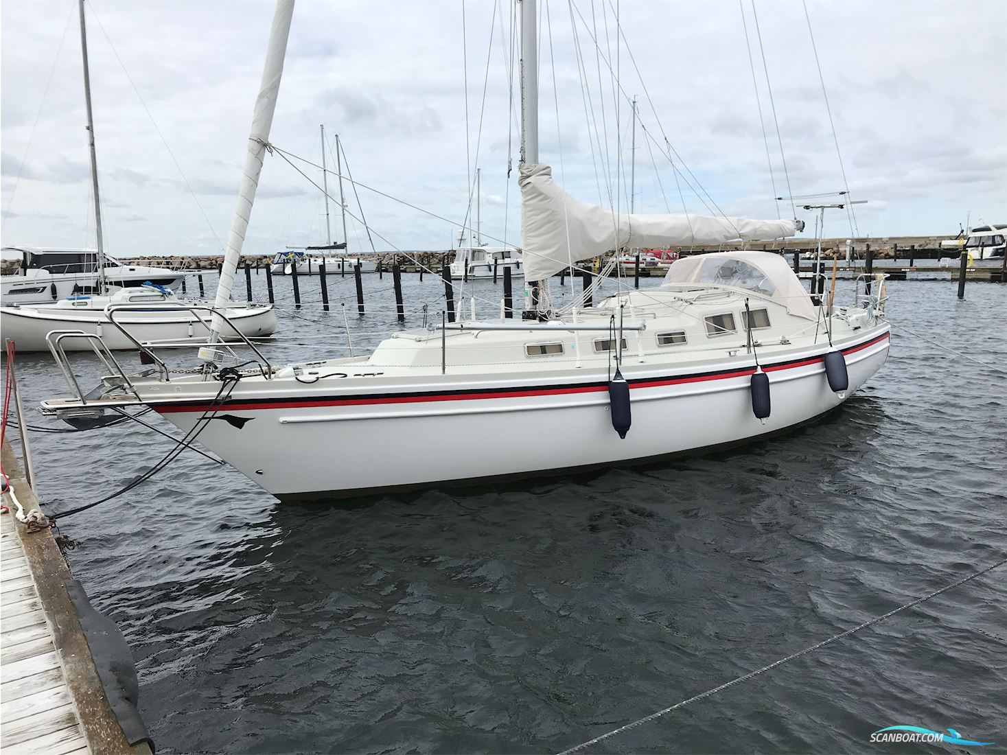Havkrydser  Sejlbåd 1984, med Volvo PentaMd7B motor, Danmark