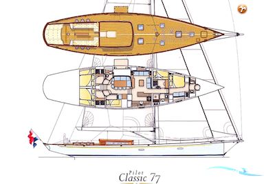 Hoek Design Pilot Cutter 77 Sejlbåd 2022, med Optional Steyr motor, Holland