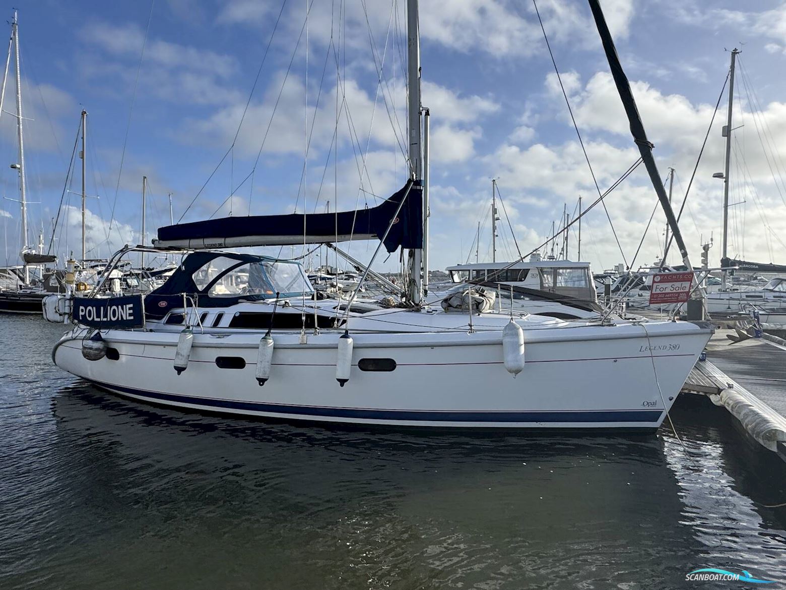 Hunter Legend 380 Sejlbåd 1999, med Yanmar motor, England