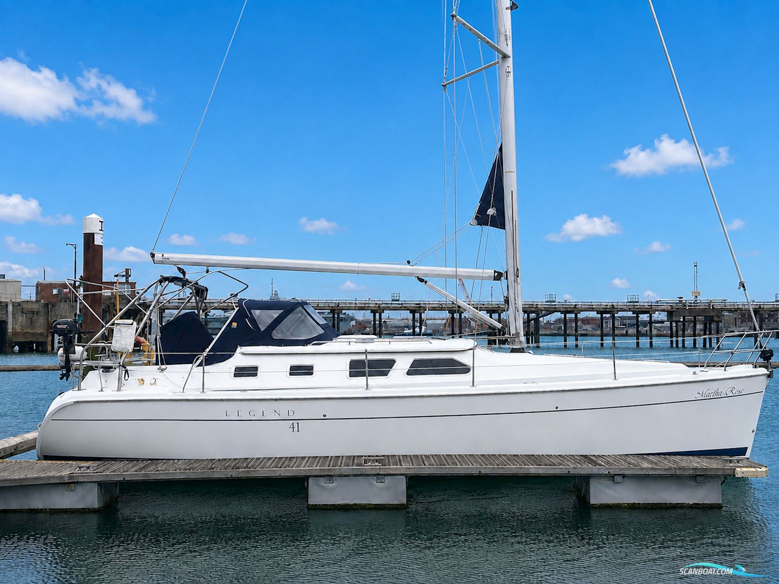 Hunter Legend 41 Deck Saloon Sejlbåd 2010, med Yanmar motor, England