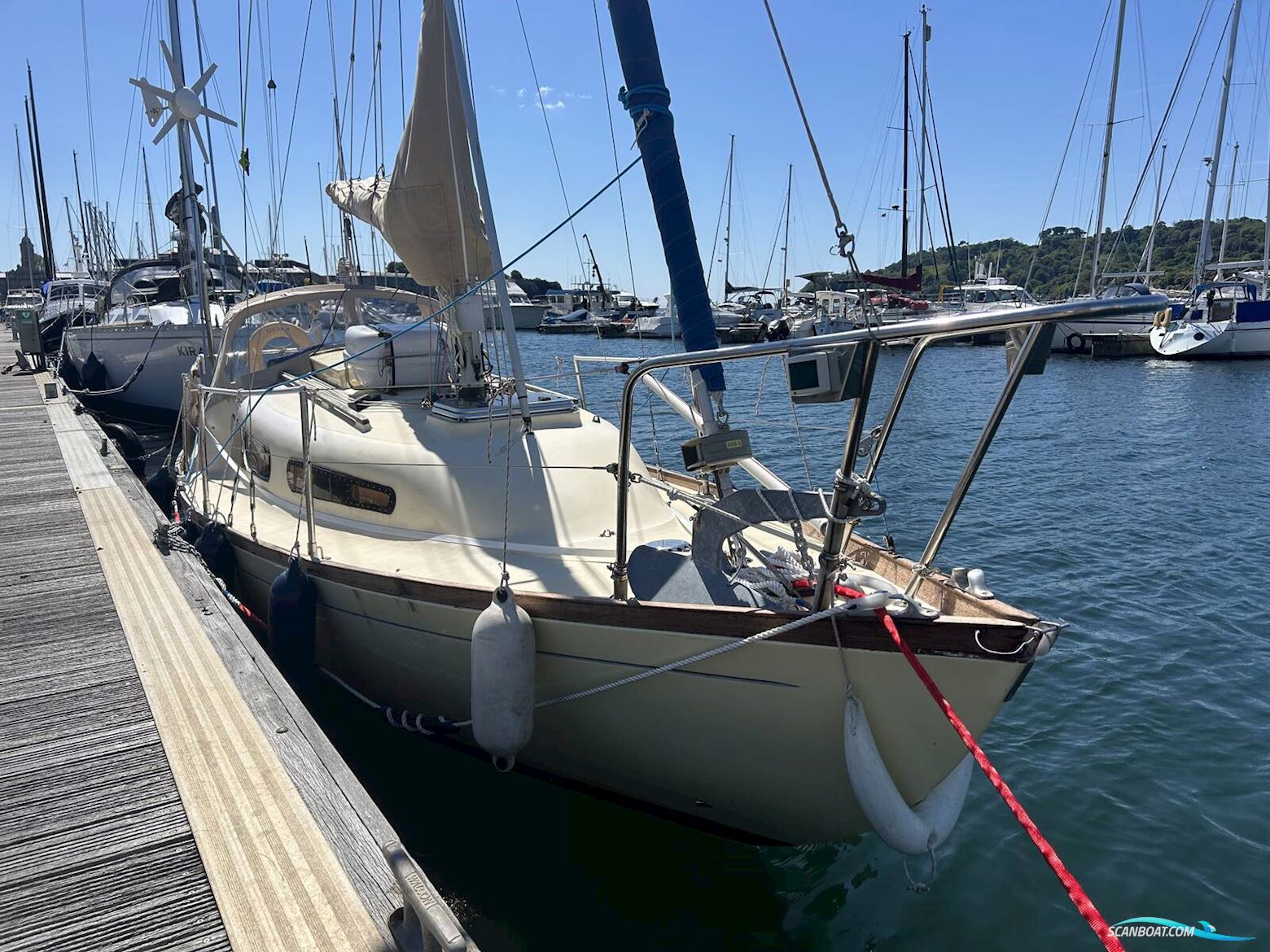 International Folkboat 25 Sejlbåd 1986, med Beta Marine motor, England
