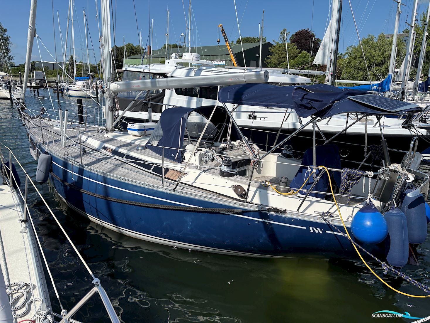 IW-Varvet IW 40 Sejlbåd 1978, med Yanmar 3JH5E motor, Tyskland