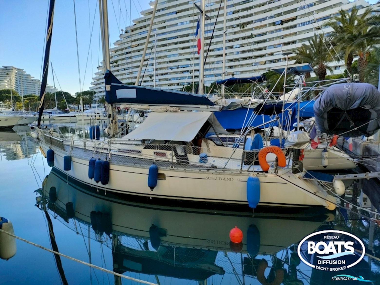 Jeanneau Sun Legende 41 Sejlbåd 1986, med Perkins 4108 M motor, Frankrig