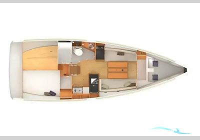 Jeanneau Sun Odyssey 349 Sejlbåd 2019, med Yanmar motor, Kroatien