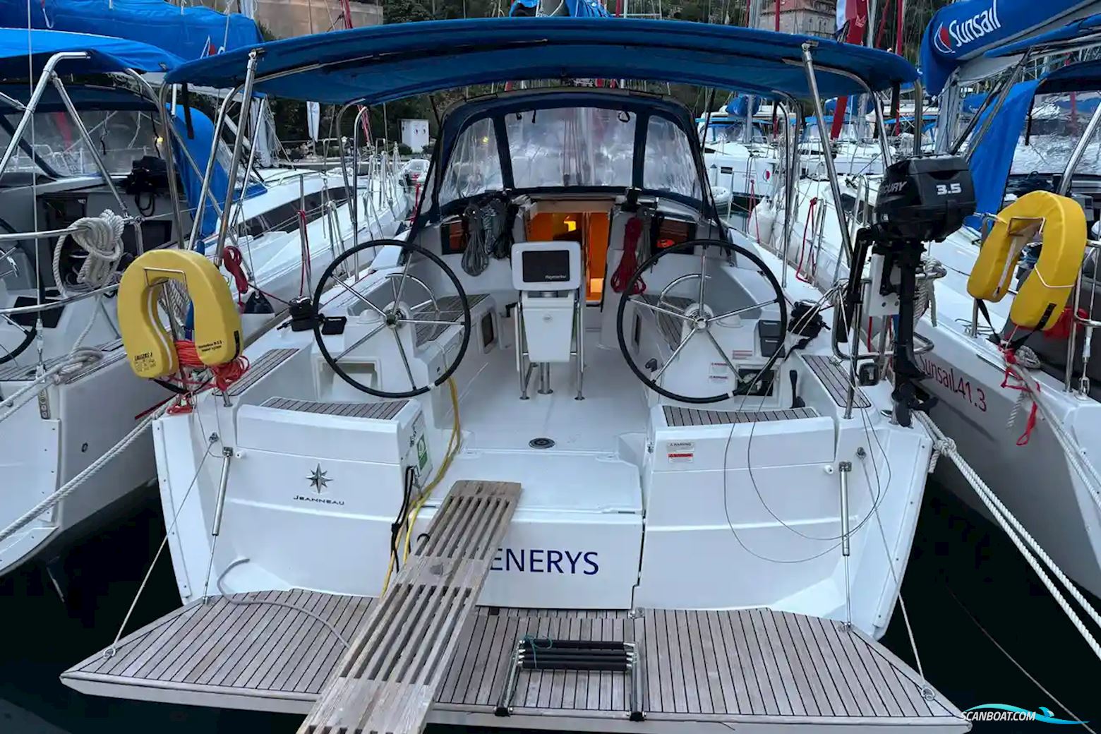 Jeanneau Sun Odyssey 389 Sejlbåd 2018, med Yanmar motor, Kroatien