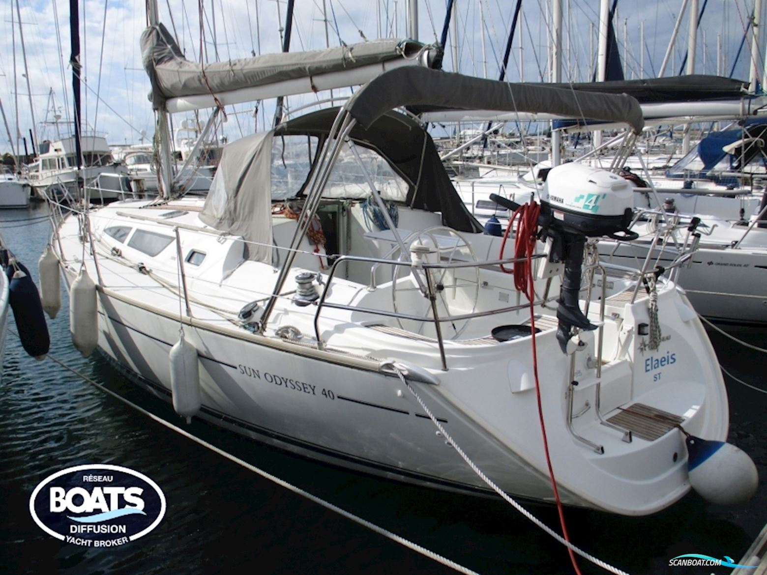 Jeanneau Sun Odyssey 40 Sejlbåd 2003, med Volvo motor, Frankrig