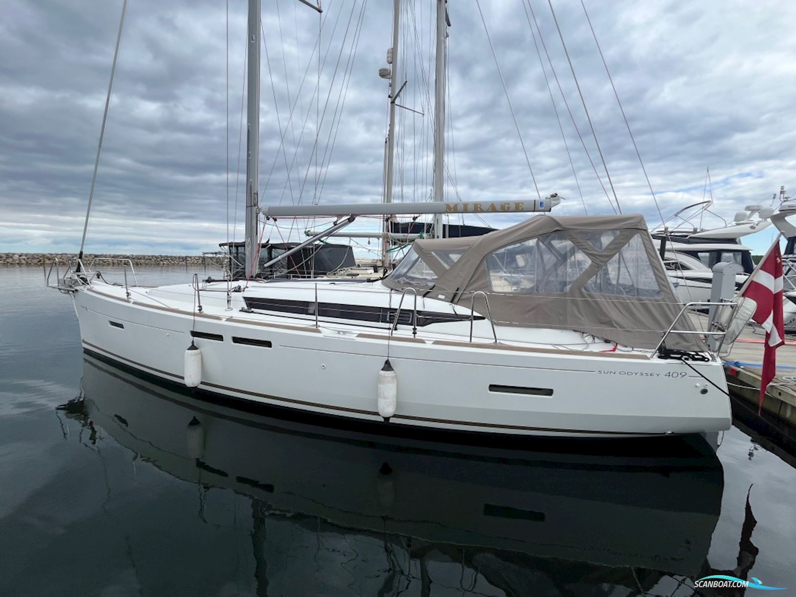 Jeanneau Sun Odyssey 409 Sejlbåd 2015, med Yanmar 3JH5-CE motor, Danmark