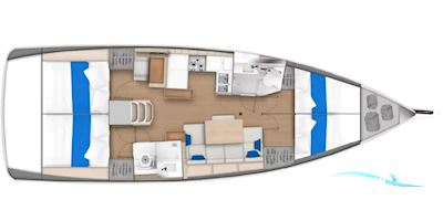 Jeanneau Sun Odyssey 440 Sejlbåd 2020, med Yanmar motor, Ej oplyst