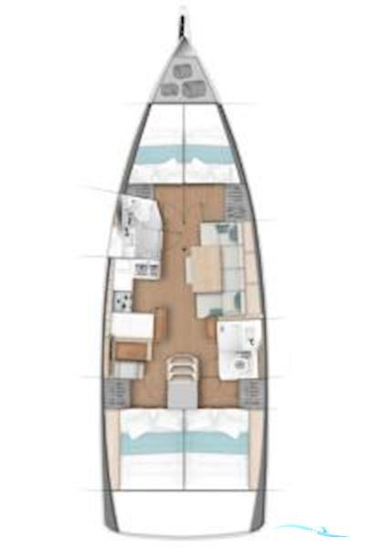 Jeanneau Sun Odyssey 440 Sejlbåd 2019, Kroatien
