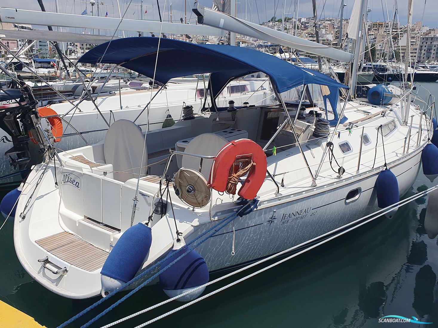 Jeanneau Sun Odyssey 45.2 Sejlbåd 1998, med Yanmar 4JH2-DTE motor, Grækenland