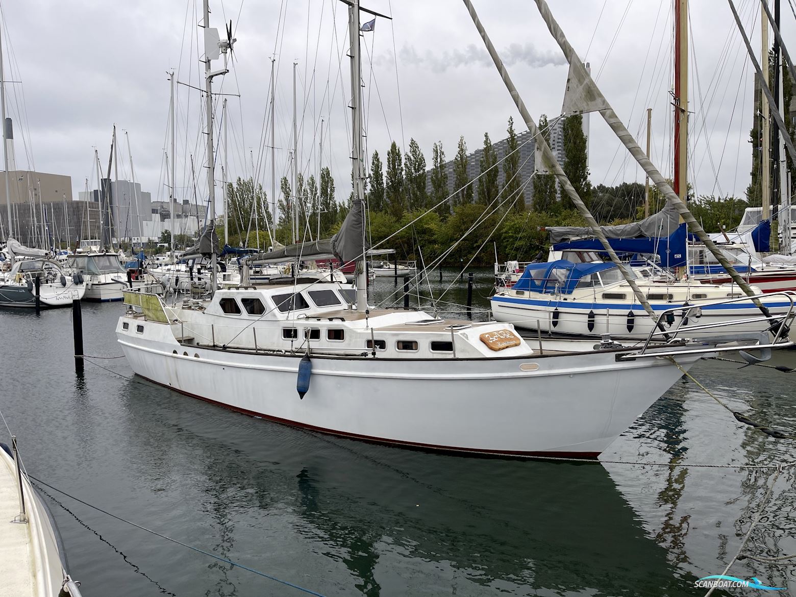 Ketch 38‘ Sejlbåd 1973, med Volvo Penta 6 Cyl motor, Danmark