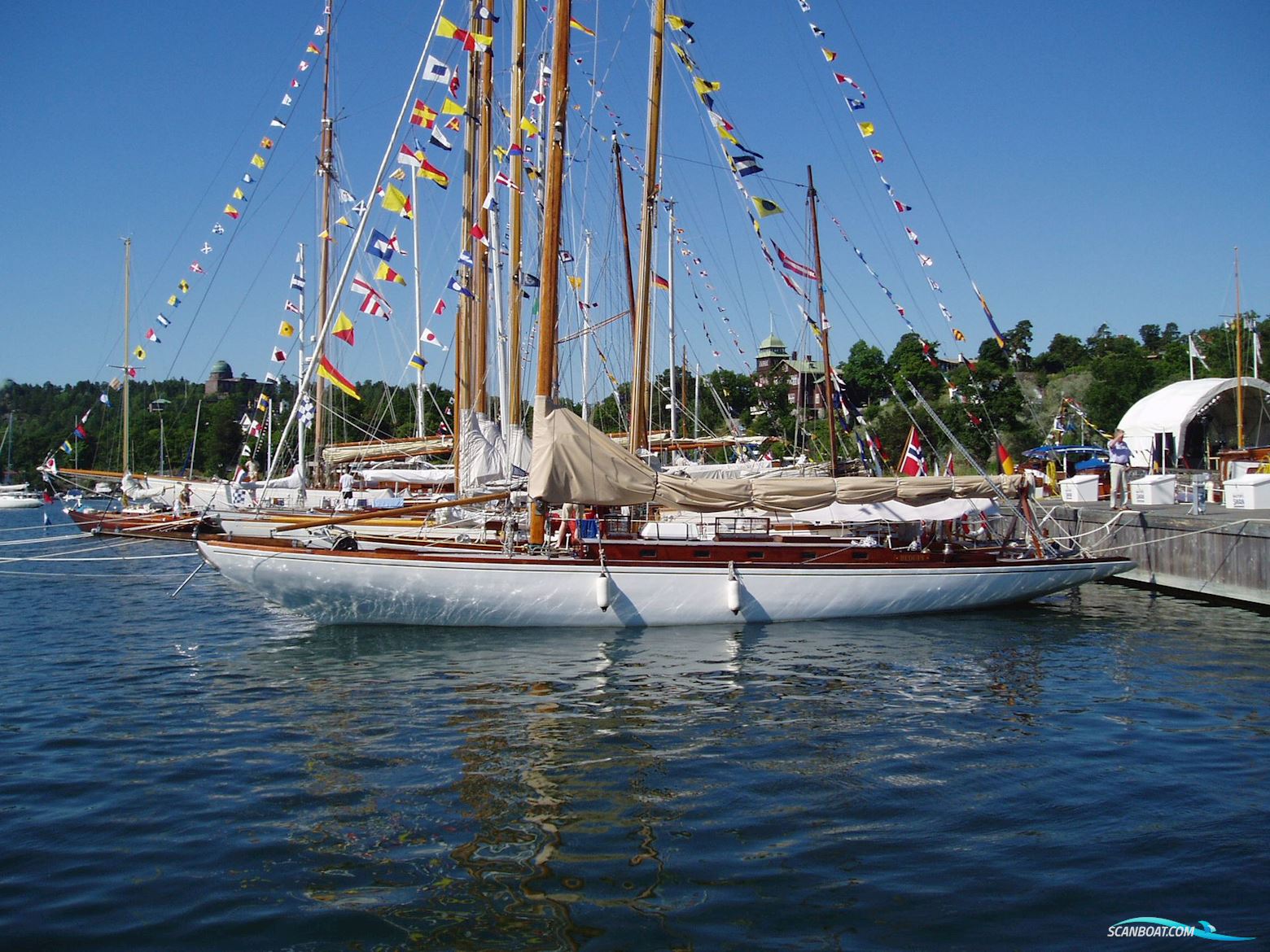 Klassisk Segelyacht, Beduin, 1901, 55 Fot Sejlbåd 1901, med Beta Marin motor, Sverige