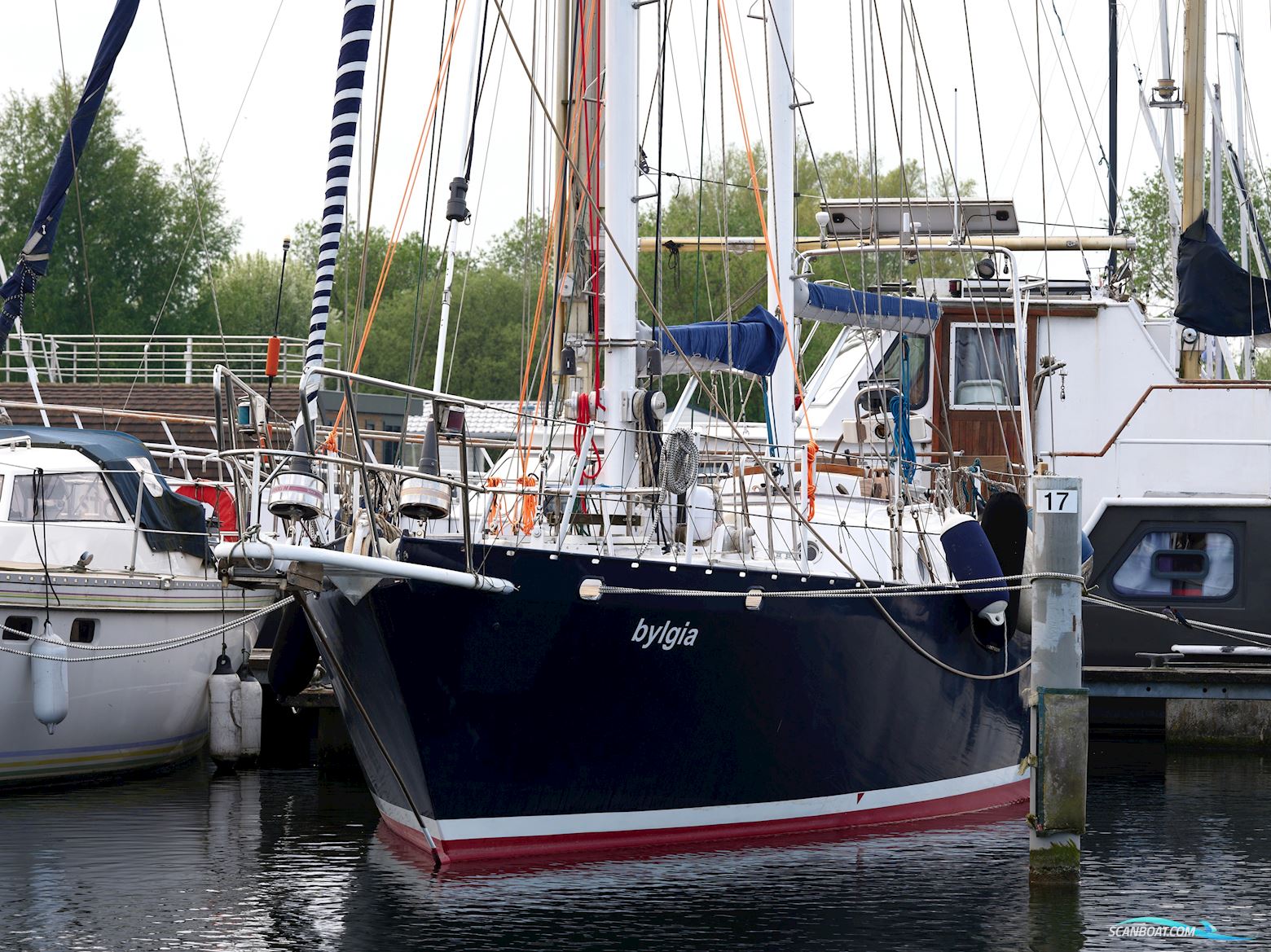 Koopmans 40 Sejlbåd 1975, med Yanmar  4JH4E motor, Holland