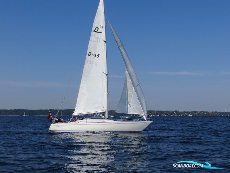Larsen 34 Sejlbåd 1985, med Nanni motor, Danmark