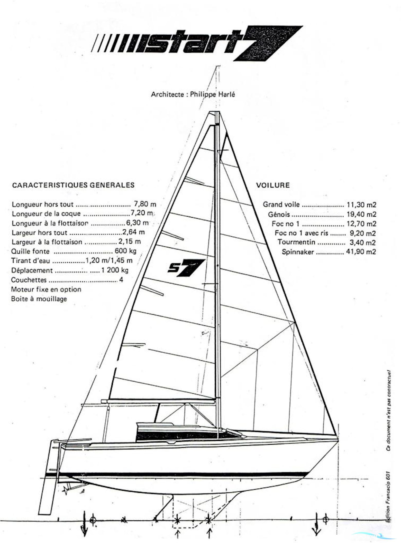 Mallard Start 7 Sejlbåd 1979, med Yanmar motor, Tyskland