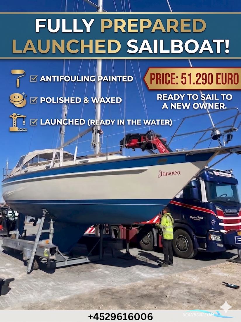 Malö 106 Sejlbåd 1984, med Volvo Penta D2 - 40 motor, Danmark