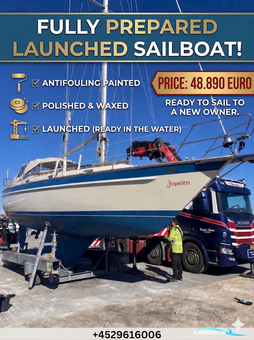 Malö 106 Sejlbåd 1984, med Volvo Penta D2 - 40 motor, Danmark