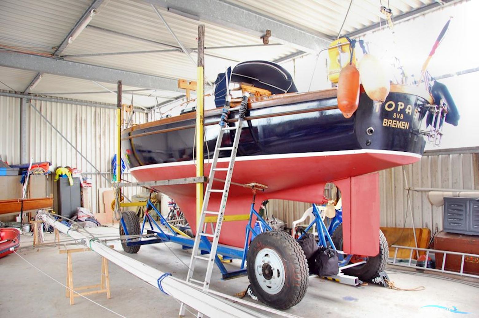 Moderner Klassiker 9,17m Eigenbau Sejlbåd 1969, med Yanmar 3YM20 motor, Tyskland