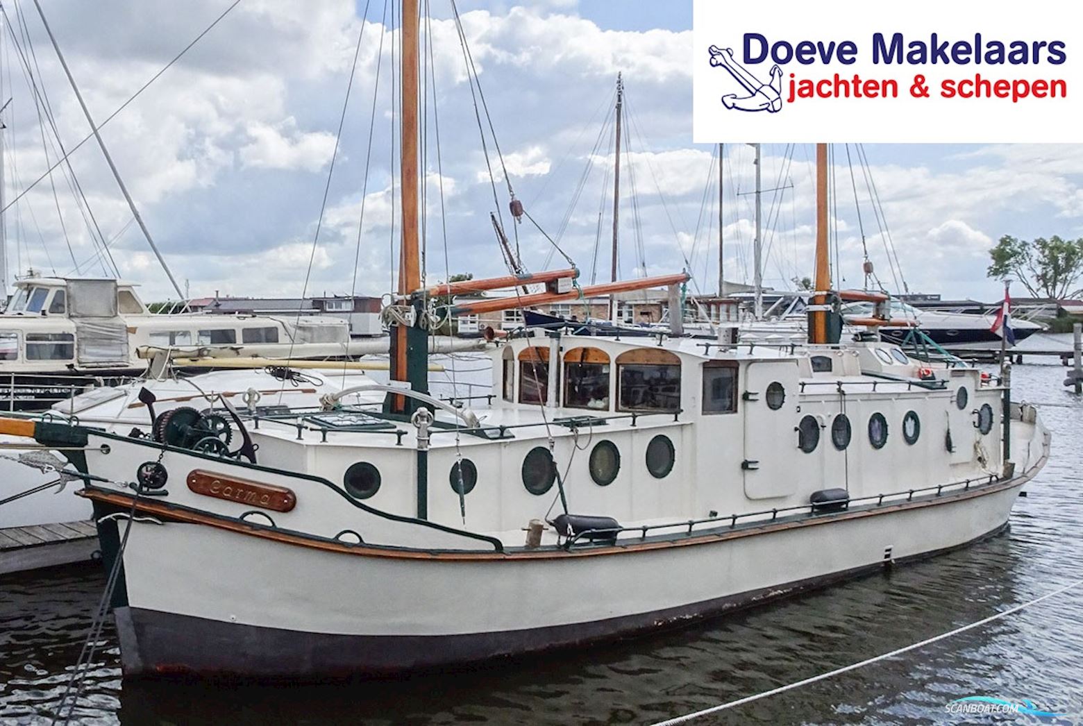 Motorsailer 11.30 One-Off Sejlbåd 1954, med Mercedes<br />636 motor, Holland