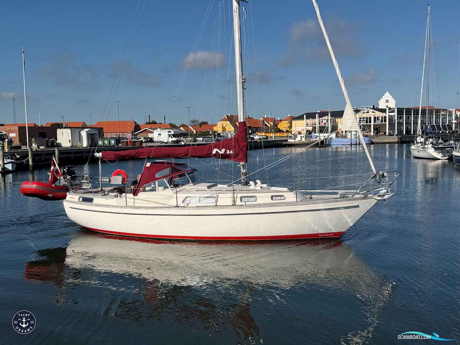 Najad 34 AK Sejlbåd 1978, med Volvo Penta 2003T motor, Danmark