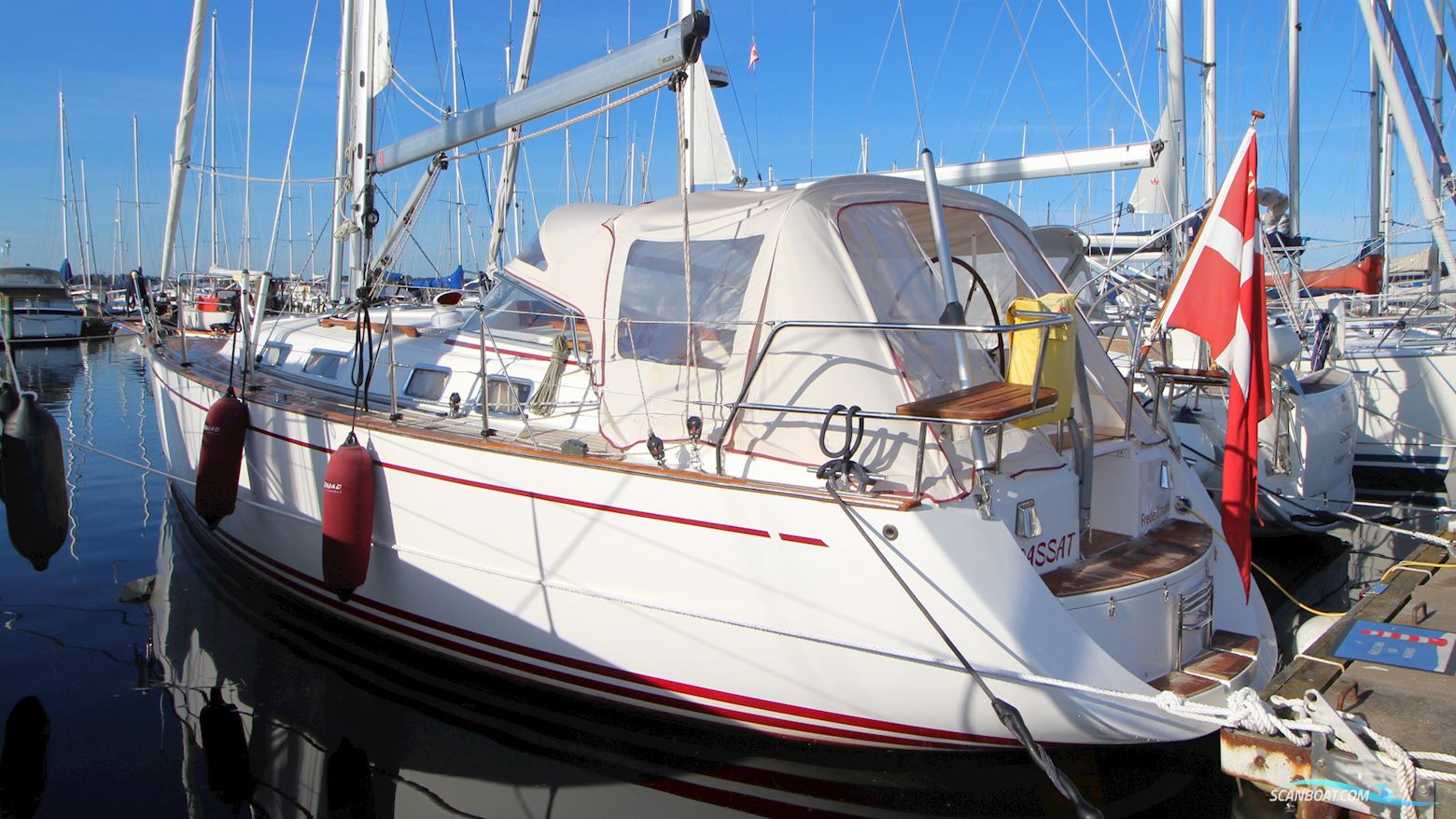 Najad 355  Sejlbåd 2007, med Volvo Penta motor, Danmark
